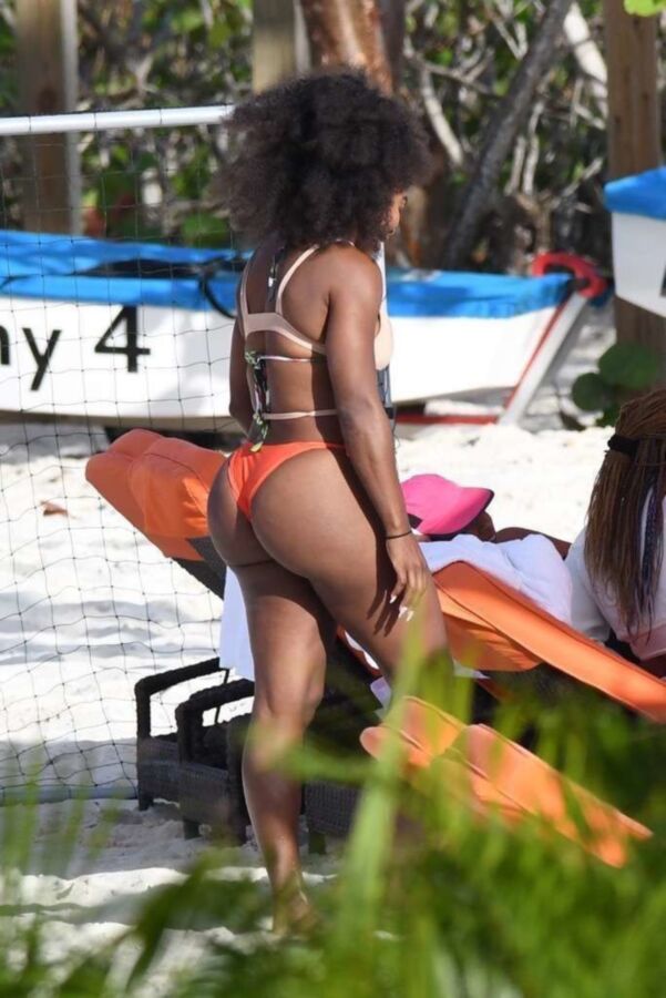 Free porn pics of Serena Williams At The Beach 10 of 44 pics