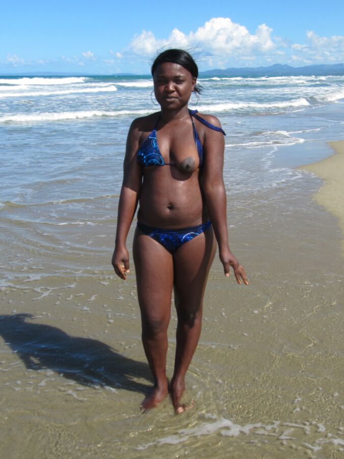 Outdoor virgin beach black