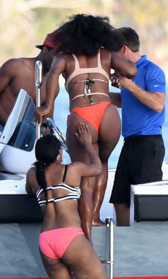 Free porn pics of Serena Williams At The Beach 6 of 44 pics