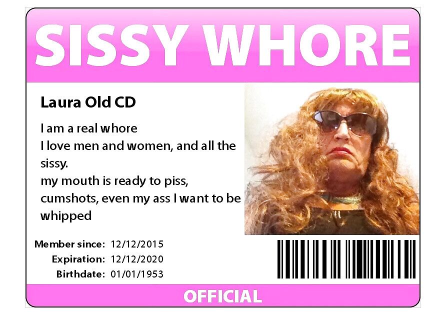 Free porn pics of SISSY WHORE CARD  2 of 2 pics