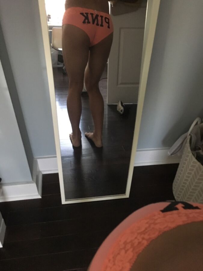 Free porn pics of summing and trying on my sisters panties 5 of 5 pics