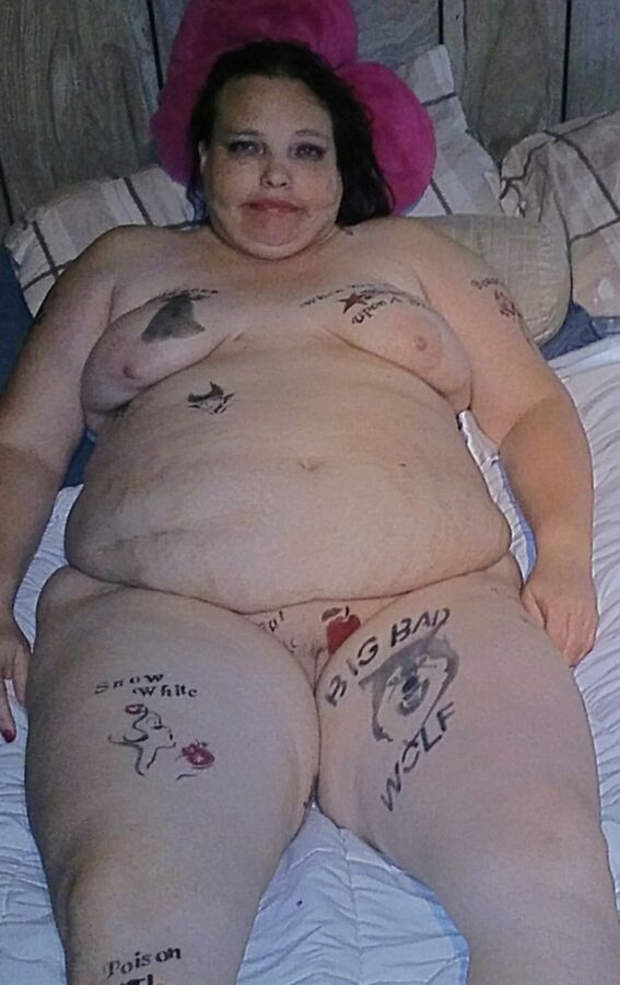 Free porn pics of Bbw wife with a story book theme set of tattoos 19 of 27 pics
