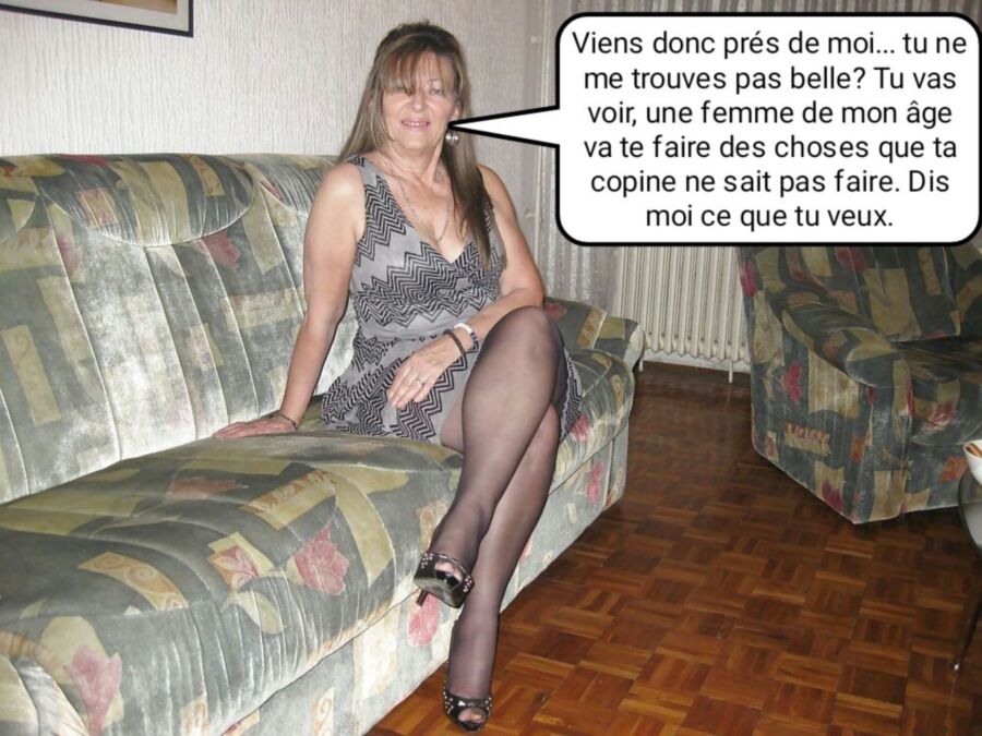 Free porn pics of french caption (Français) mature coquine pour jeune timide 2 of 5 pics