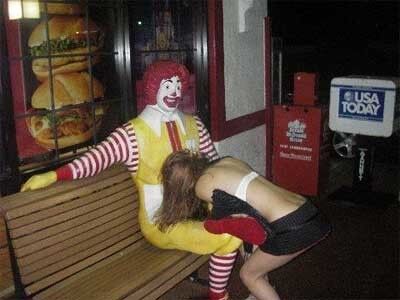 Free porn pics of Ronald Mcdonald (gets more head than I do) 1 of 29 pics