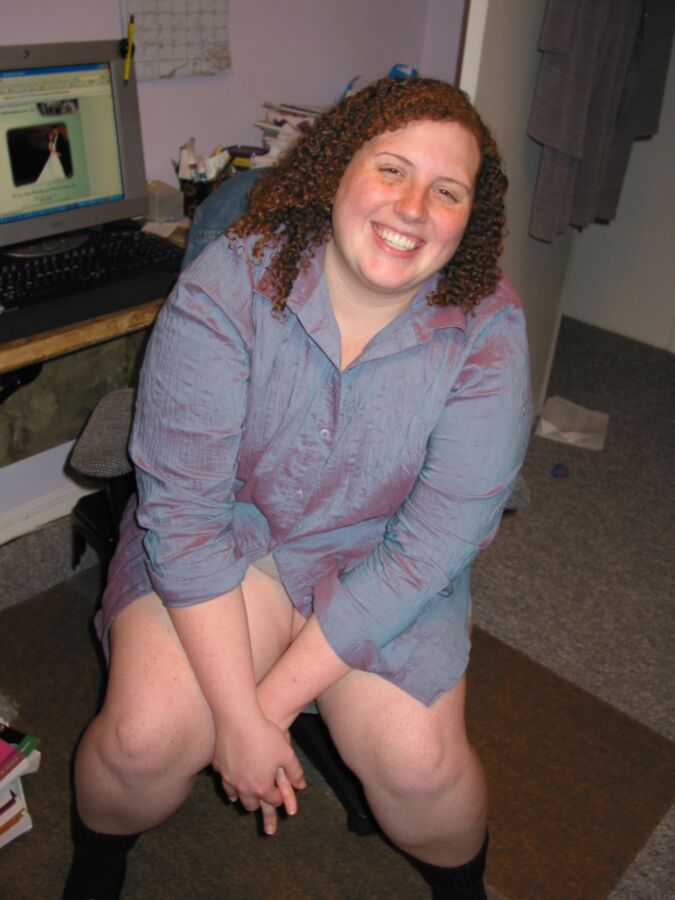 Free porn pics of Jen L - Stolen pics - Curly haired redhead college student 16 of 24 pics