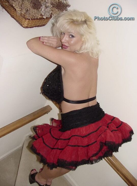 Free porn pics of Sarenna Lee black bra & red skirt 5 of 51 pics