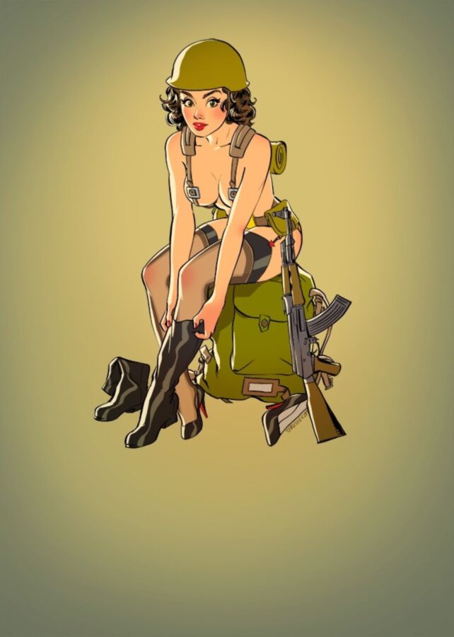Free porn pics of Army Pin-Up 11 of 12 pics