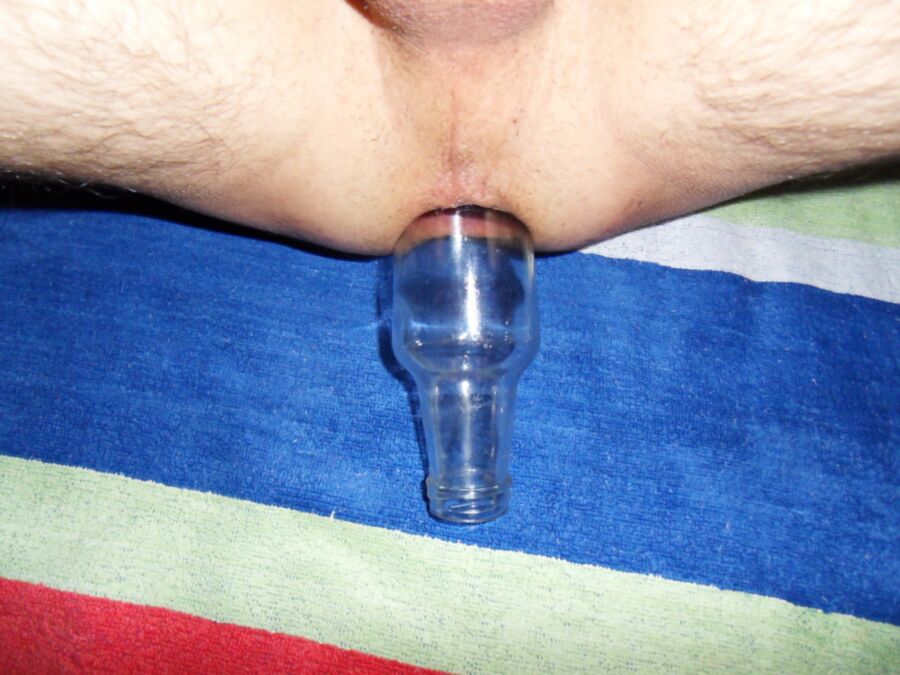 Free porn pics of First bottle insertion 6 of 14 pics