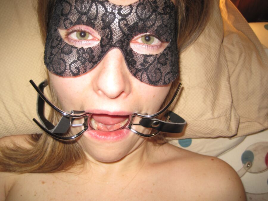 Free porn pics of amateur ball gag 8 of 9 pics