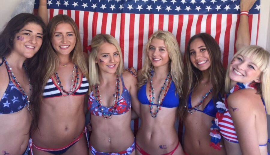 Free porn pics of Hot College Blonde and Her Friends 1 of 59 pics
