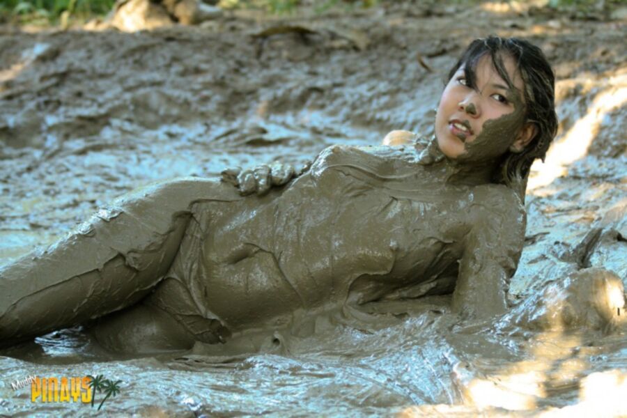 Sensual cute asian messy