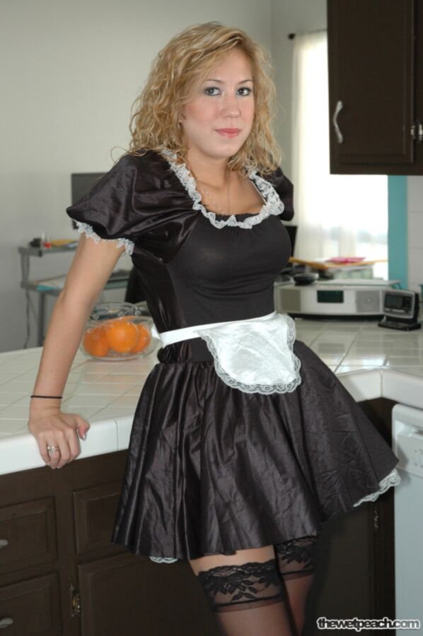 Free porn pics of Blonde maid 1 of 9 pics