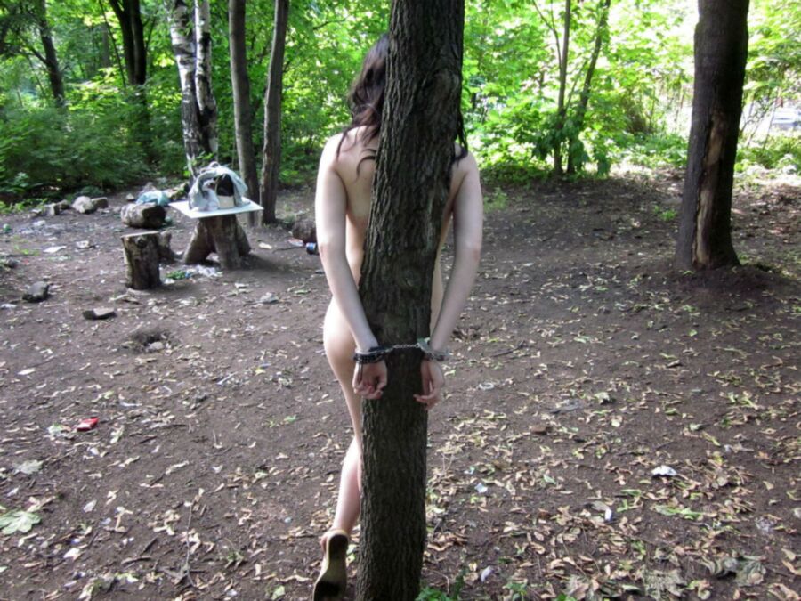 Free porn pics of Bound in Forest 5 of 63 pics