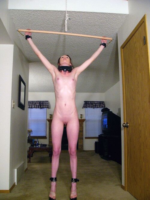 Free porn pics of Bondage - strung up and enjoying the stretch 3 of 103 pics