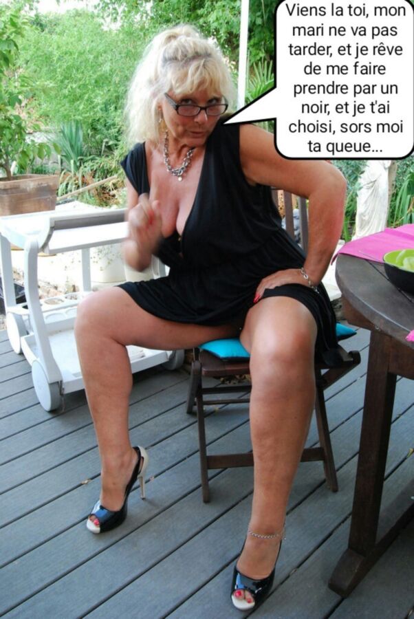 Free porn pics of french caption (Français) mamies pour bite noire 1 of 5 pics