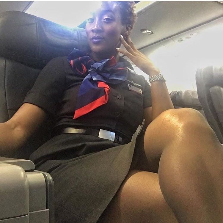 Free porn pics of Ebony Pantyhose Air Hostess 15 of 50 pics