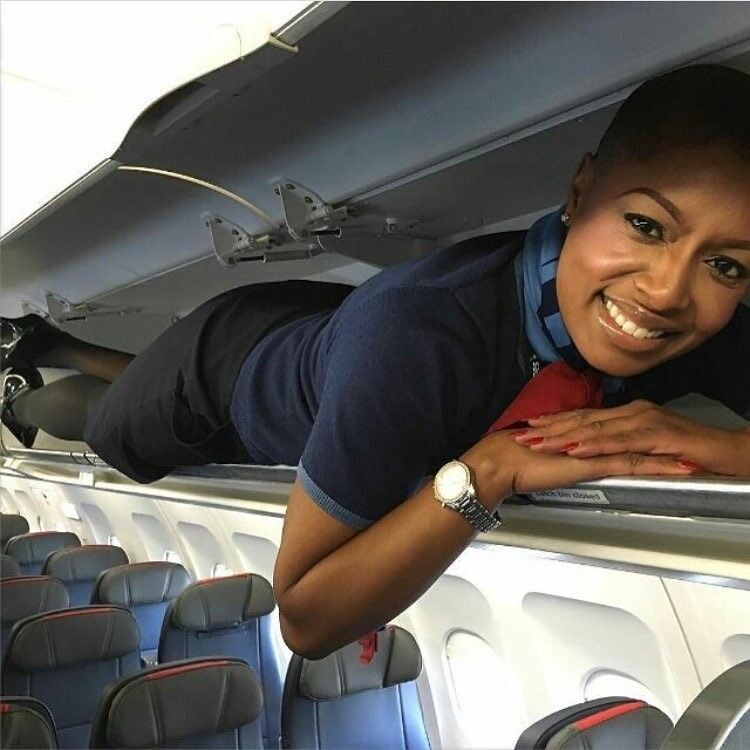 Free porn pics of Ebony Pantyhose Air Hostess 10 of 50 pics