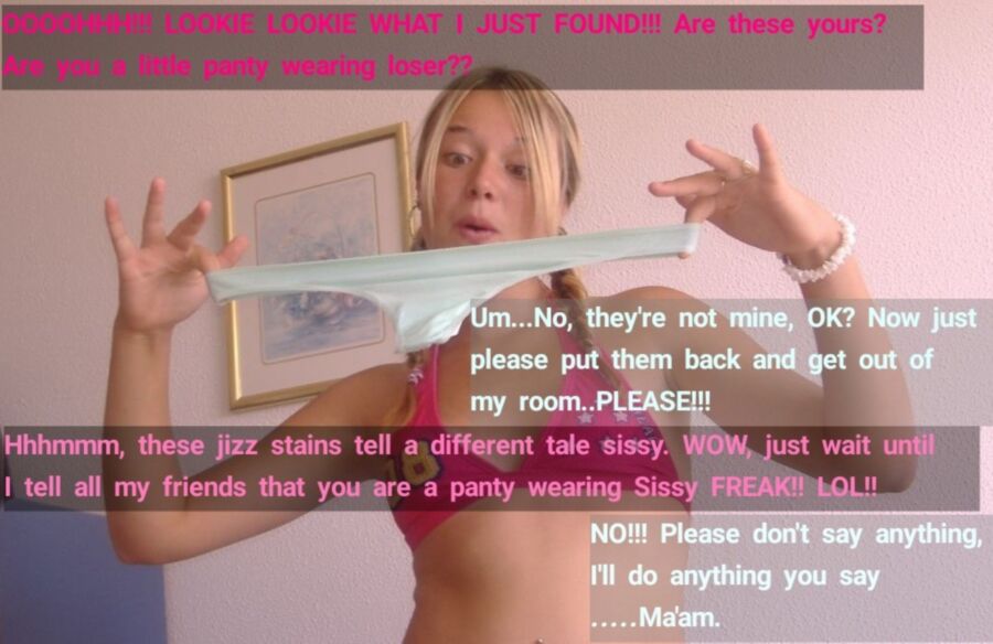 Free porn pics of Sissy humiliations IV 12 of 13 pics