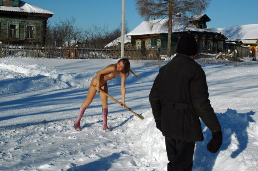 Free porn pics of Shoveling Snow! 9 of 131 pics