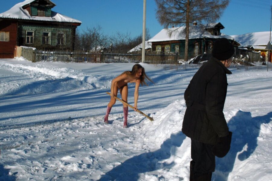 Free porn pics of Shoveling Snow! 18 of 131 pics