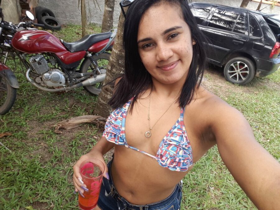 Free porn pics of Sexy Brazilian Bikini-top Teen 11 of 16 pics