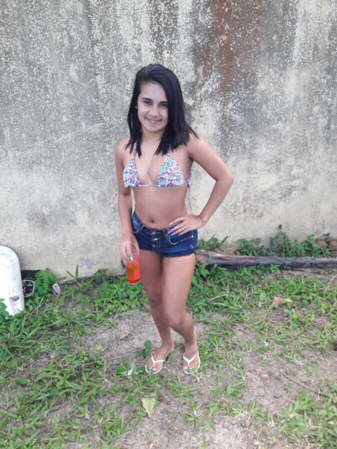 Free porn pics of Sexy Brazilian Bikini-top Teen 7 of 16 pics