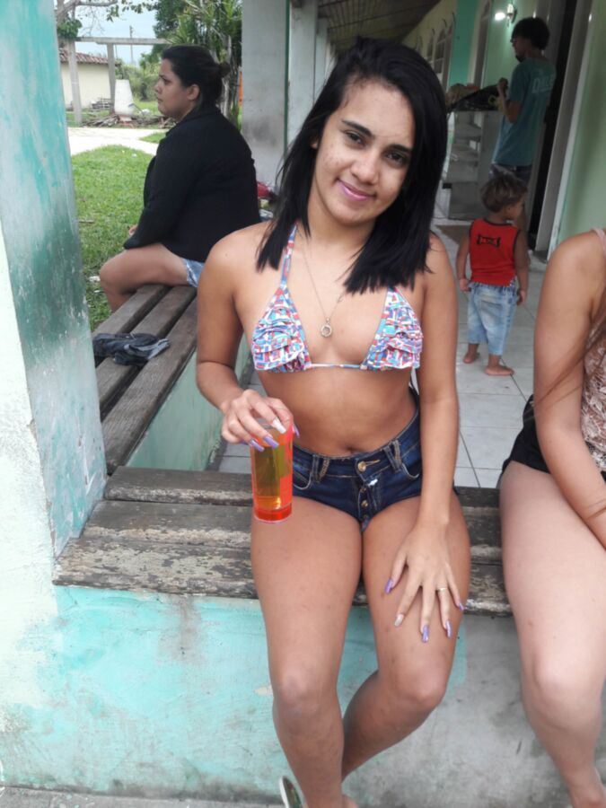 Free porn pics of Sexy Brazilian Bikini-top Teen 13 of 16 pics