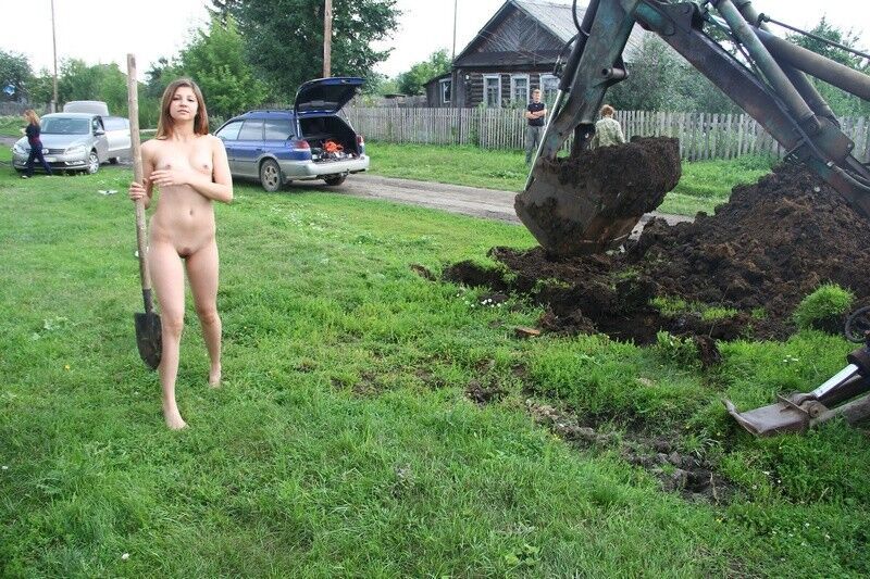 Free porn pics of cute russian female slave working outside 5 of 31 pics