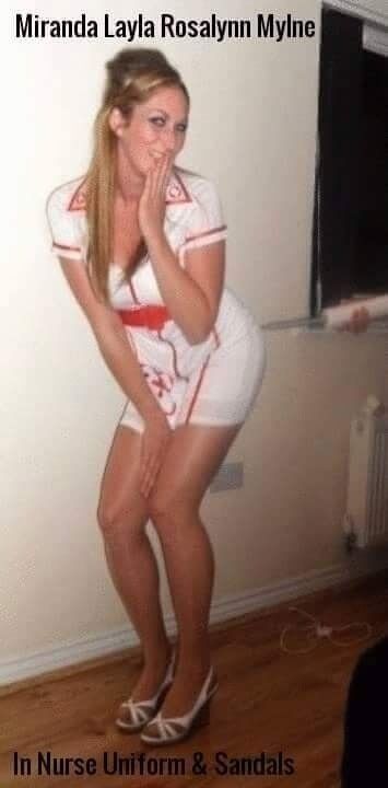 Free porn pics of Me in my fetish nurse uniform 9 of 14 pics