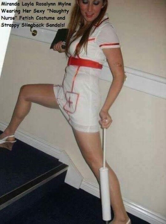 Free porn pics of Me in my fetish nurse uniform 10 of 14 pics