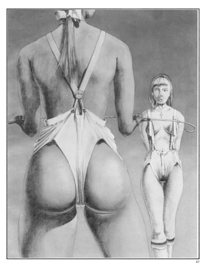 Free porn pics of Famous spanking drawings by Hans Braun 21 of 26 pics