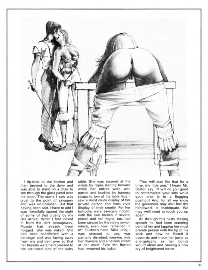Free porn pics of Famous spanking drawings by Hans Braun 12 of 26 pics