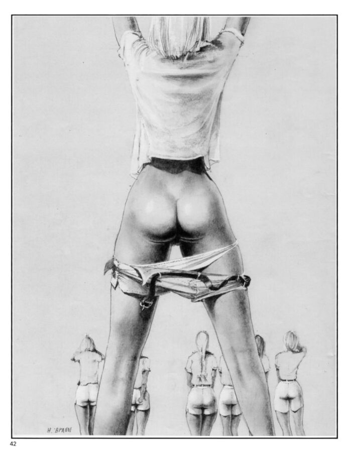 Free porn pics of Famous spanking drawings by Hans Braun 17 of 26 pics