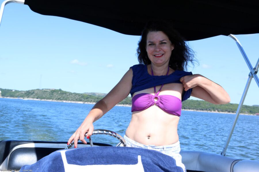 Free porn pics of Hairy Mom takes a boat ride 13 of 167 pics