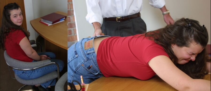 First time spank lingerie domination