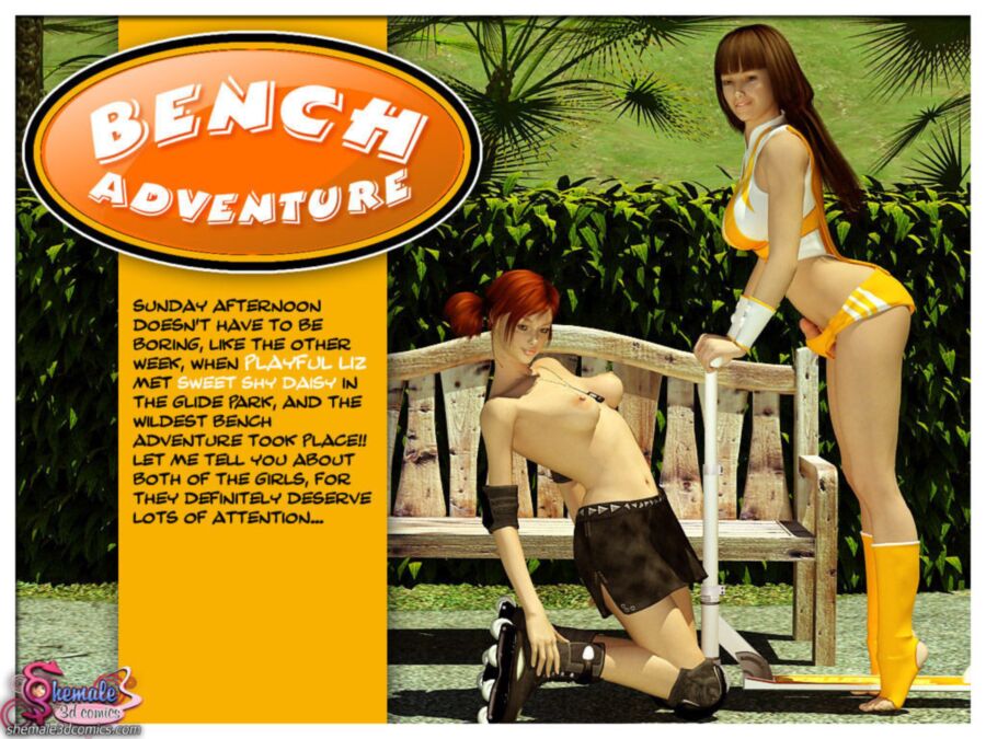 Free porn pics of Bench Adventure - Futanari 1 of 40 pics