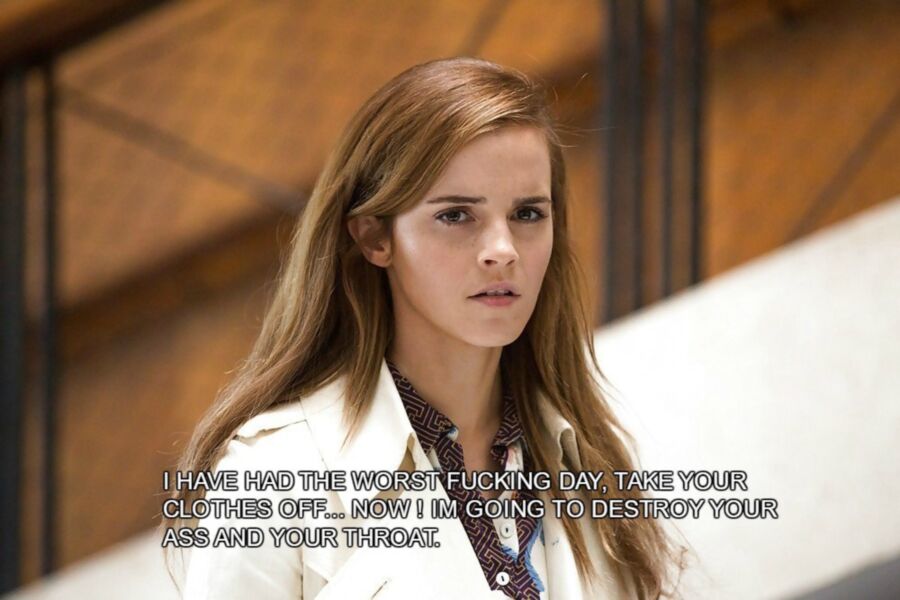 Free porn pics of Emma Watson Femdom Captions 7 of 8 pics