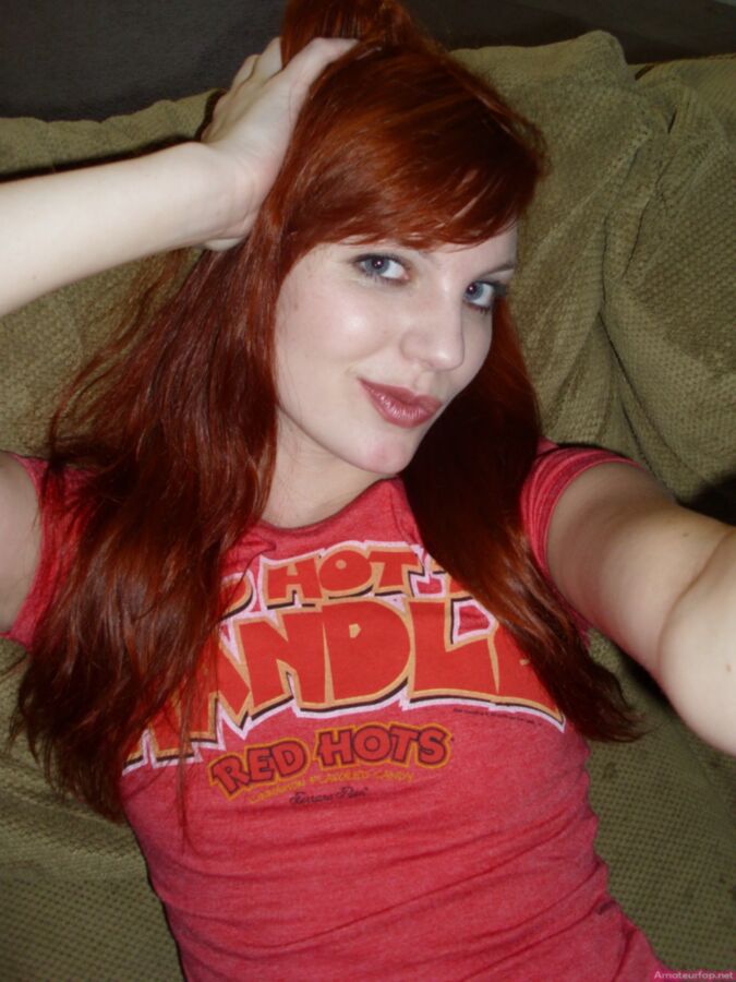 Free porn pics of Busty  Lesbian Redhead Teen 24 of 61 pics