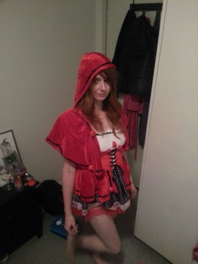 Free porn pics of Ash - Little Red Riding Hood Slut 1 of 2 pics