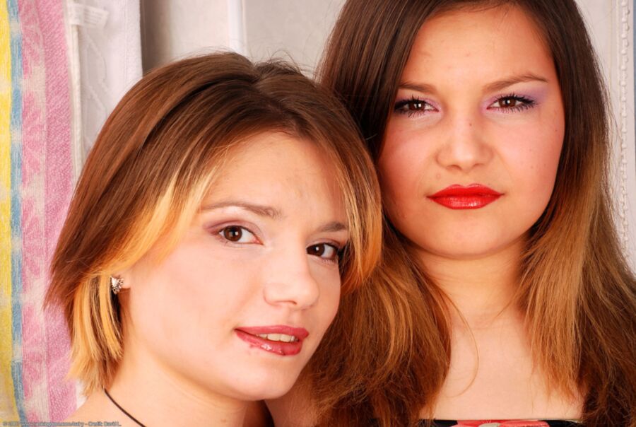 Free porn pics of Lesbian teens Arina and Lara 11 of 59 pics