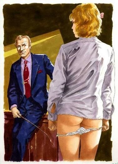 Free porn pics of SPANKING AND PUNISHMENT ARTWORK BOOK V 22 of 43 pics