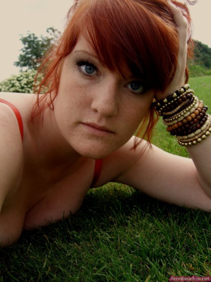 Free porn pics of Redhead Chubby Girl With Cute Freckles And Hot Figure 14 of 54 pics