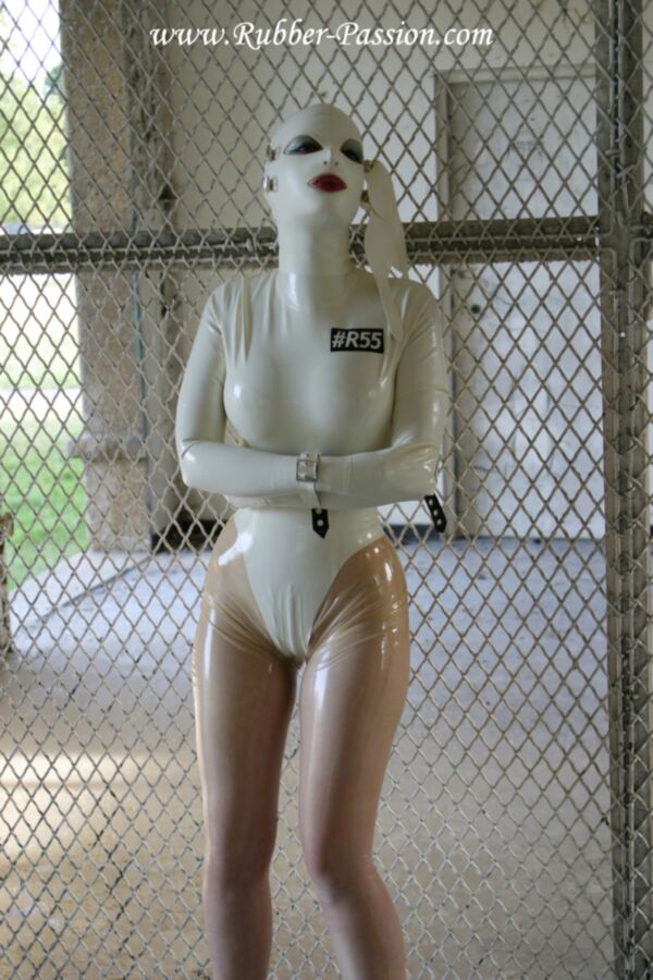 Free porn pics of Abandoned in latex straightjacket and ballet boots 11 of 46 pics