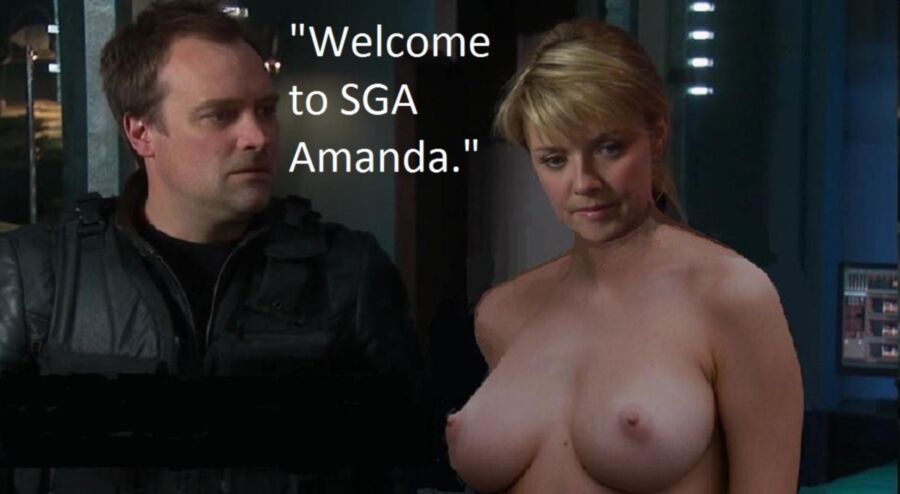 Free porn pics of Graphic novel Amanda Tapping saves SGA 10 of 131 pics