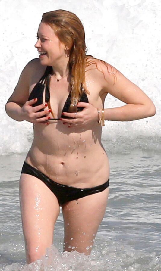 Free porn pics of Natasha Lyonne Nip Slip at the Beach! 3 of 7 pics