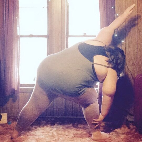 Free porn pics of BBW Crystal Yoga 2 of 5 pics