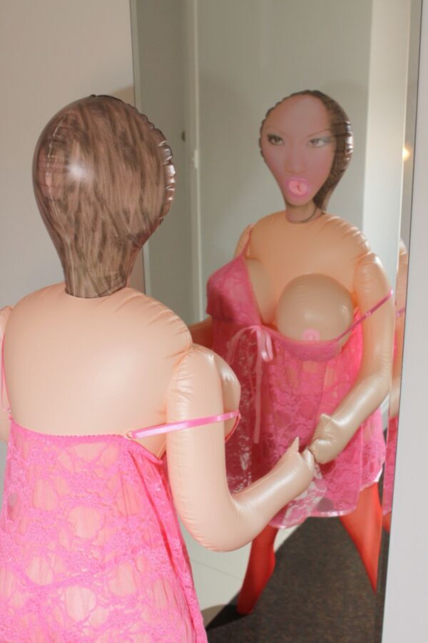 Free porn pics of Big tit doll in front of mirror. 10 of 72 pics