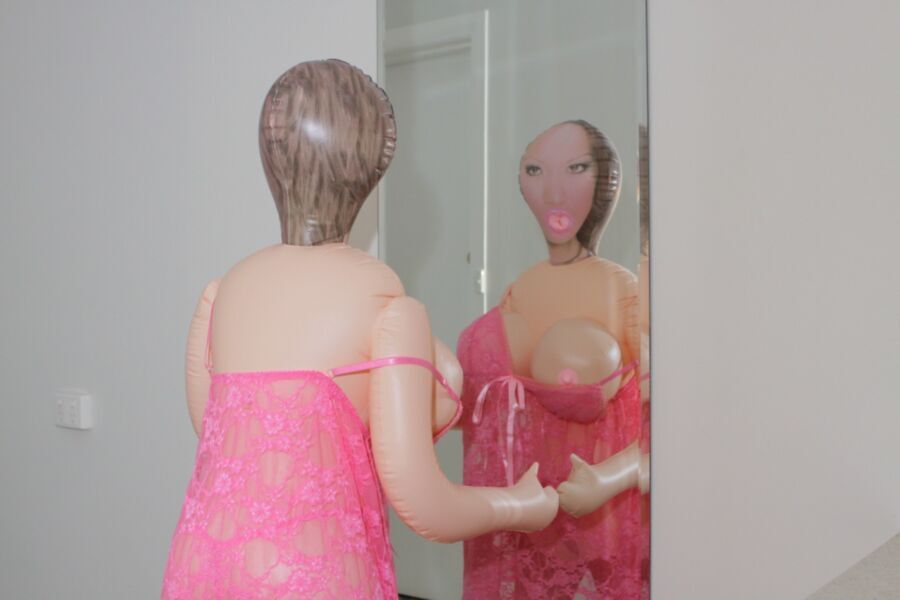Free porn pics of Big tit doll in front of mirror. 11 of 72 pics