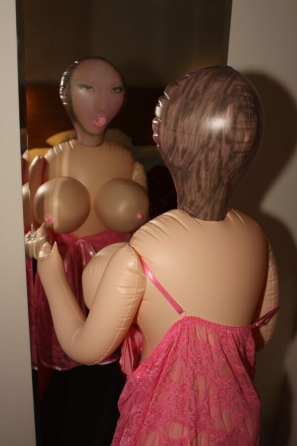 Free porn pics of Big tit doll in front of mirror. 24 of 72 pics