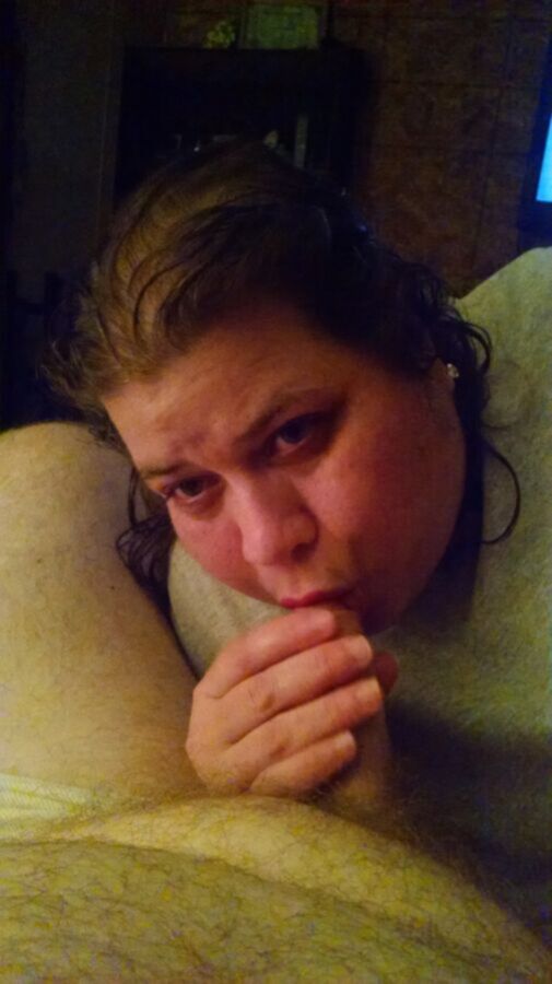 my wife giving me a blowjob